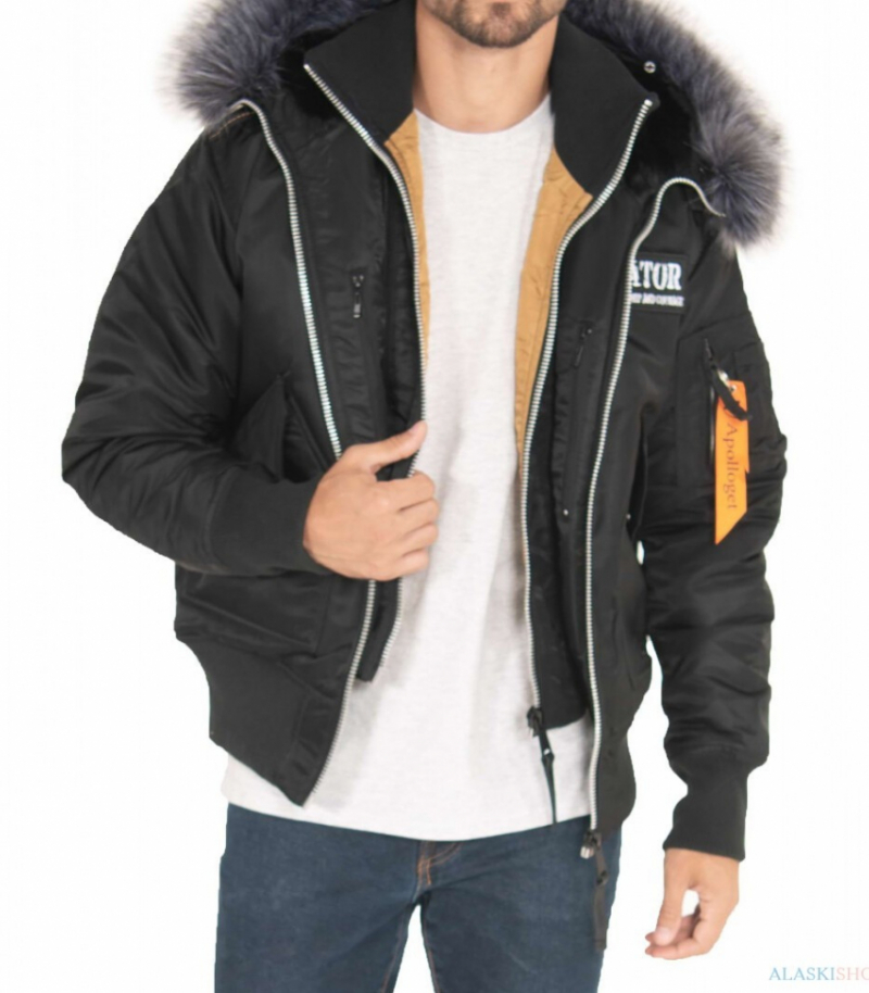 Куртка AVIATOR HD BLACK/CINNAMON