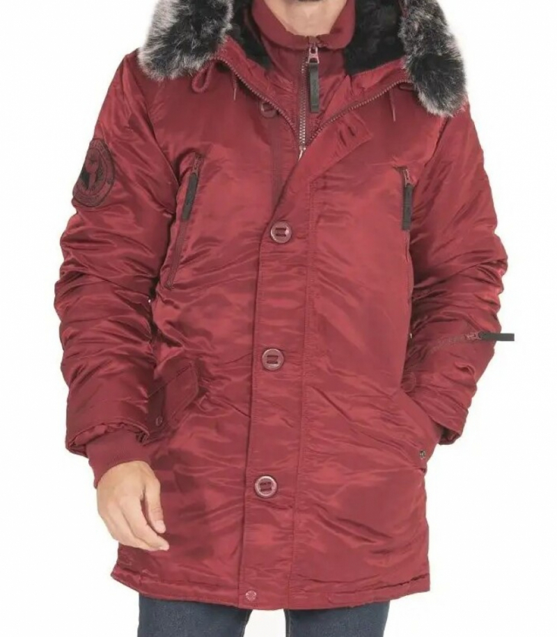 Аляска ARKTIK II DARK RED/BLACK